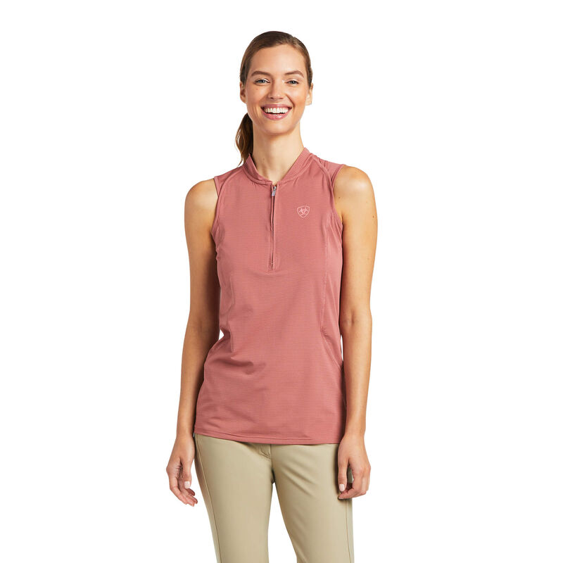 Ariat Hemden Damen - Hailey 1/4 Zip Koralle ( DYSBI-5806 )